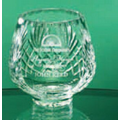 Lead Crystal Footed Rose Bowl (5")